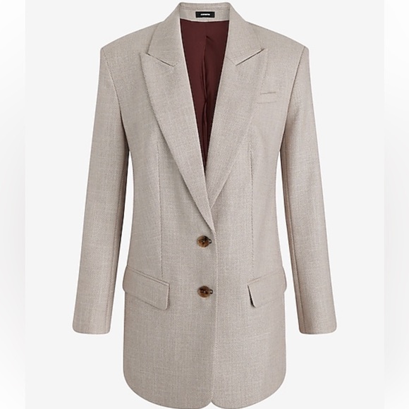 NWT Express Oversized Women’s Multicolor Blazer XS - Picture 6 of 6